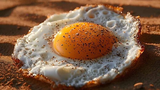 Telur Mata Sapi Gosong Yang Enak Nikmat