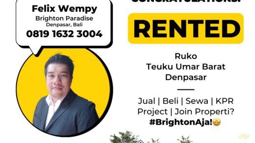 Congratulations Rented Ruko Teuku Umar Barat Denpasar