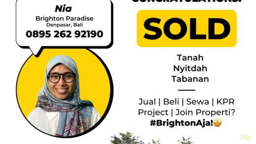Congratulations Sold Tanah Nyitdah Tabanan
