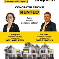 Congratulations Bu Dewiyana & Pak De Oka! Rented Toko Sesetan Denpasar Selatan