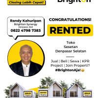 Congratulations Pak Randy Kahuripan! Rented Toko Sesetan Denpasar Selatan