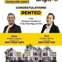 Congratulations Rented Pak Dana Villa Widjaja Residence Bypass Ngurah Rai
