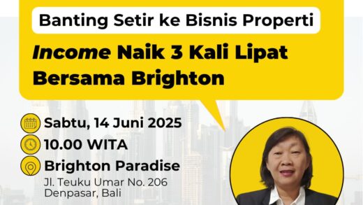 Banting Setir ke Bisnis Properti : Income Naik 3 Kali Lipat Bersama Brighton