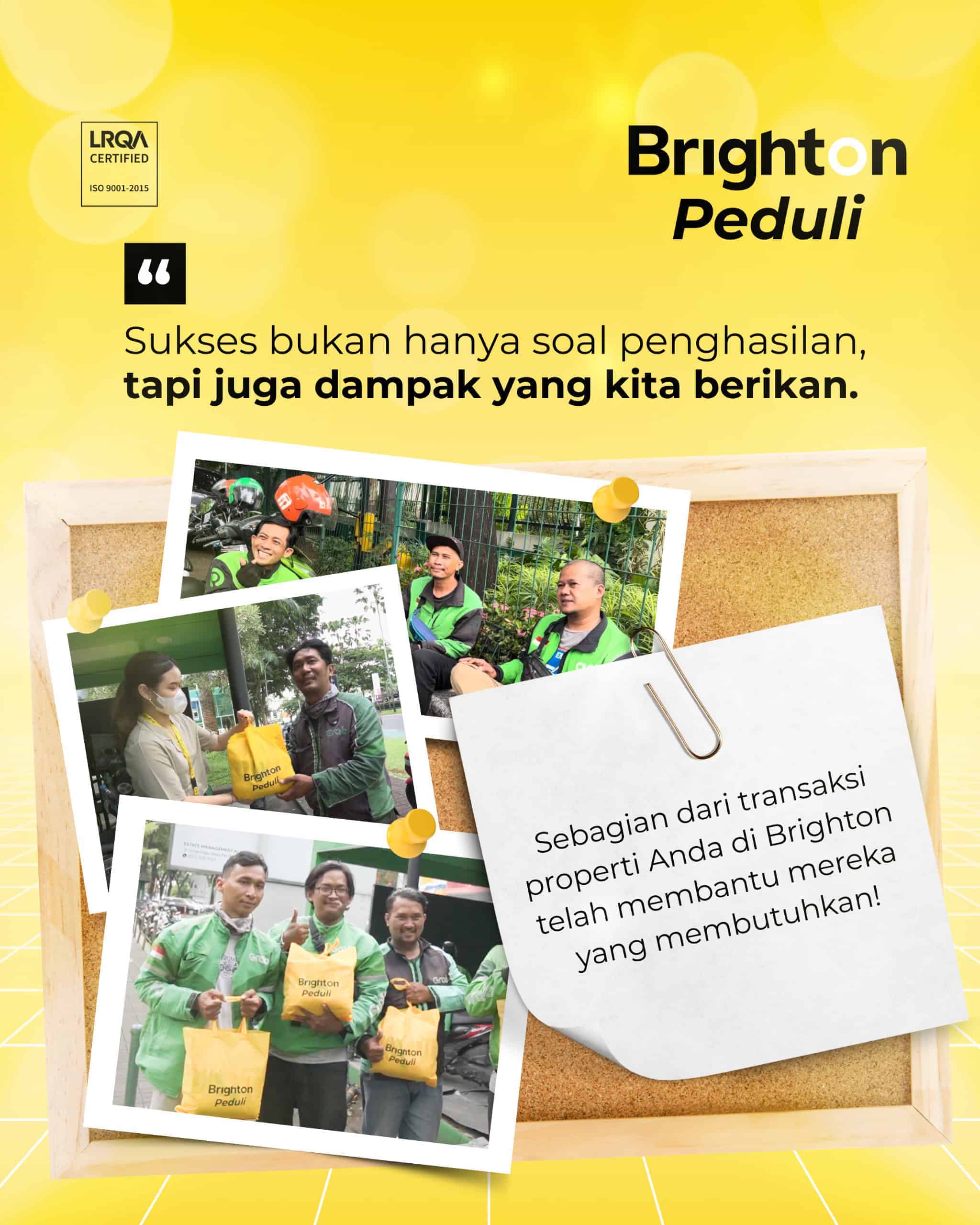 Brighton Peduli Setiap Langkah Kecil Berarti