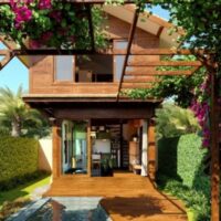 Leasehold Hingga Mei 2048 Villa Kayu Full Furnished 2 Kamar Buduk Badung