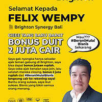 Selamat Kepada Pak Felix Wempy Bonus Duit 2 Juta Cair