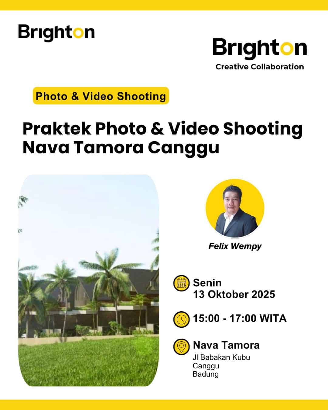 BCC Praktek Photo & Video Shooting Bareng Felix Wempy
