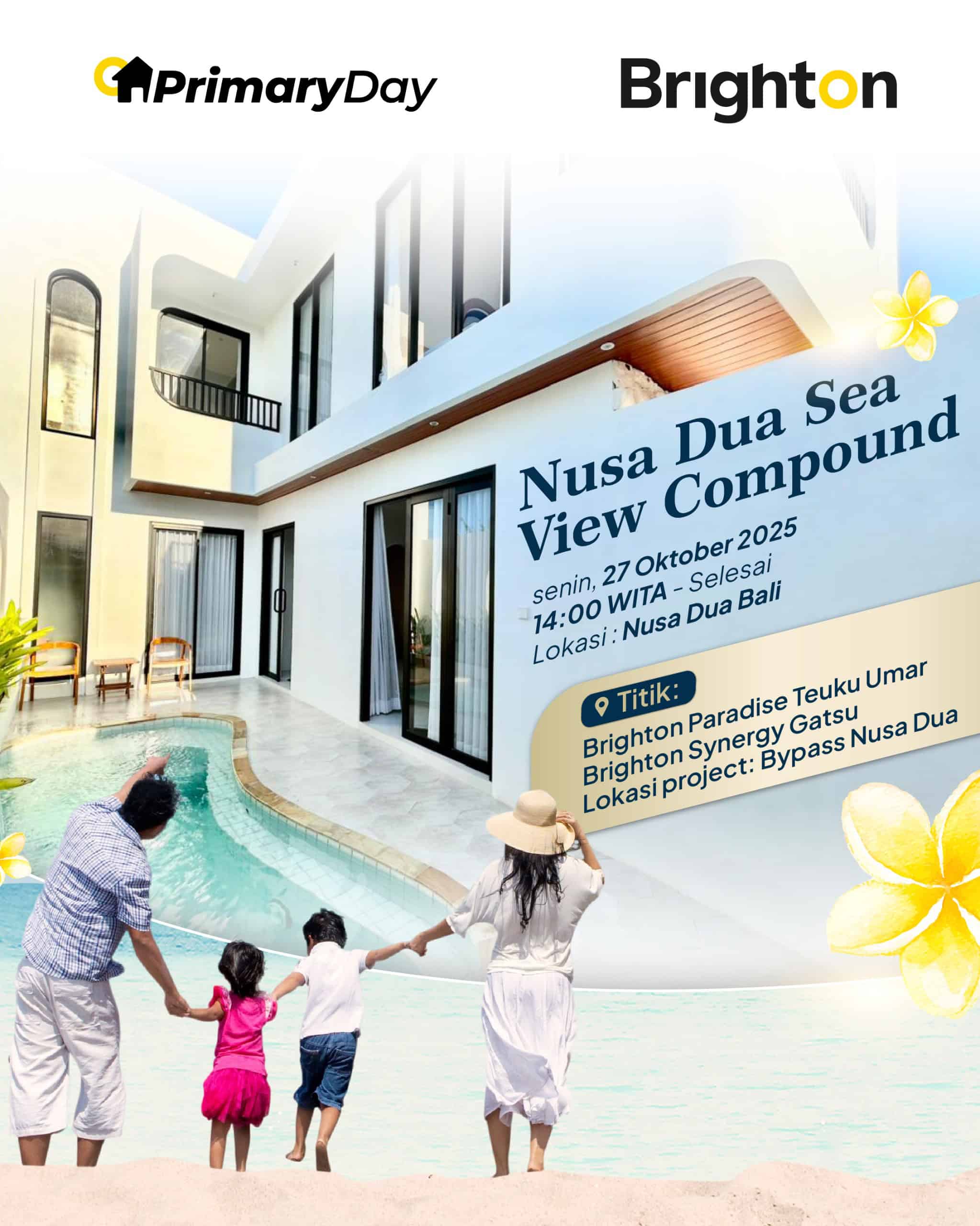 Site Survey Primary Day Bali Nusa Dua Sea View Compound
