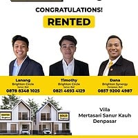 Congratulations Pak Lanang, Pak Timothy & Pak Dana Rented Villa Sanur Denpasar