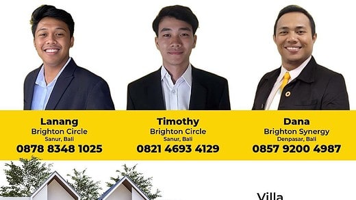 Congratulations Pak Lanang, Pak Timothy & Pak Dana Rented Villa Sanur Denpasar
