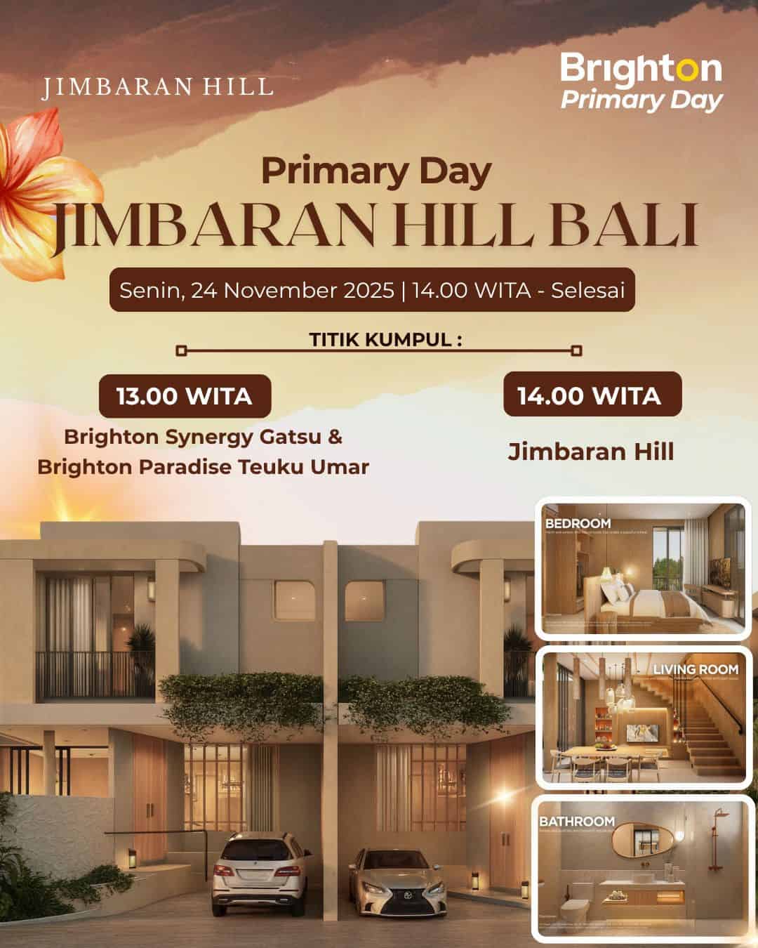 Primary Day Jimbaran Hill Bali Senin 24 November 2025