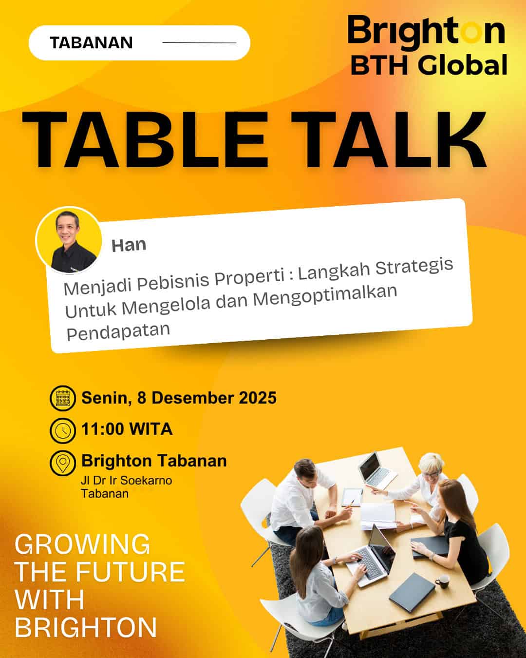 Table Talk Tabanan : Langkah Strategis untuk Mengelola dan Mengoptimalkan Pendapatan