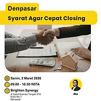 Coaching Kolaborasi Denpasar Senin 2 Maret 2026 : Syarat Agar Cepat Closing