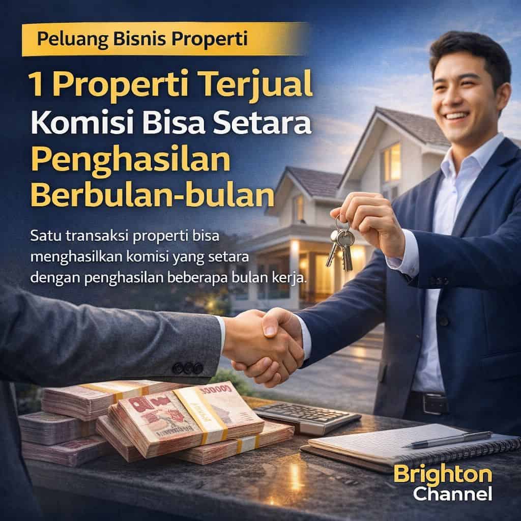 Satu Transaksi Properti Bisa Menghasilkan Komisi Setara Dengan Penghasilan Beberapa Bulan Kerja